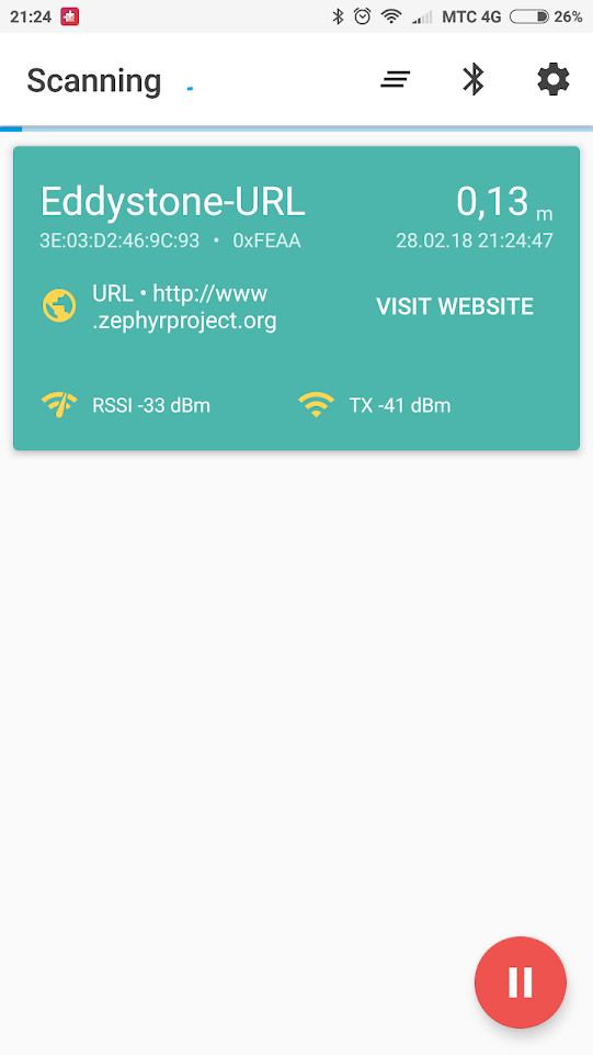 Beacon на Zephyr OS Beacon на Zephyr OS